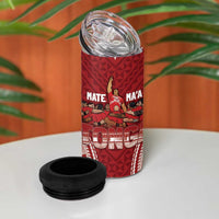 Personalized Mate Maa Tonga Rugby 4 in 1 Can Cooler Tumbler Ofa Atu Tonga