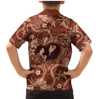 Hawaii Plumeria Family Matching Mermaid Dress and Hawaiian Shirt Hau'oli la Makuahine Sunburned LT7 - Polynesian Pride