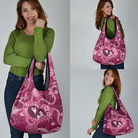 Hawaii Plumeria Grocery Bag Hau'oli la Makuahine Rosy LT7 - Polynesian Pride