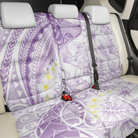 Polynesia Humpback Whale Back Car Seat Cover Tropical Plumeria Lavender