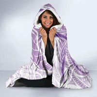 Polynesia Humpback Whale Hooded Blanket Tropical Plumeria Lavender LT7 - Polynesian Pride