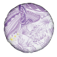 Polynesia Humpback Whale Spare Tire Cover Tropical Plumeria Lavender LT7 - Polynesian Pride