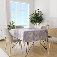 Polynesia Humpback Whale Tablecloth Tropical Plumeria Lavender LT7 - Polynesian Pride