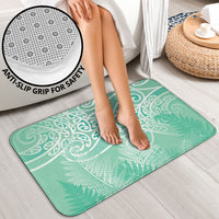 Aotearoa Maori Koru Curves Bathroom Set Silver Ferns - Mint LT7 - Polynesian Pride