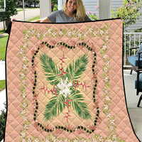 Hawaii Quilt Inspired Collection Aloha Flowers Quilt Maile - Kukui Nut Lei