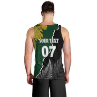 Personalised New Zealand Vs South Africa Rugby Men Tank Top Rivals Dynamics LT7 - Polynesian Pride