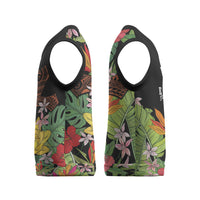 Mahalo Hawaii Ho'oponopono Pule Christmas Knitted V-Neck Vest Polynesian Pattern Cross