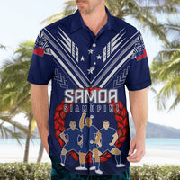 Personalised Samoa Rugby Hawaiian Shirt World Cup 2023 Siamupini Siva Tau LT7 - Polynesian Pride