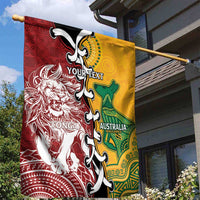 Mate Ma'a Tonga Vs Australia Rugby Personalized Garden Flag Special Mascots LT7 - Polynesian Pride