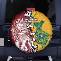Mate Ma'a Tonga Vs Australia Rugby Personalized Spare Tire Cover Special Mascots LT7 - Polynesian Pride