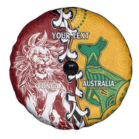 Mate Ma'a Tonga Vs Australia Rugby Personalized Spare Tire Cover Special Mascots LT7 - Polynesian Pride