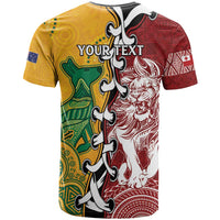 Mate Ma'a Tonga Vs Australia Rugby Personalized T Shirt Special Mascots LT7 - Polynesian Pride