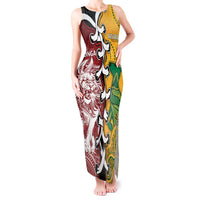 Mate Ma'a Tonga Vs Australia Rugby Personalized Tank Maxi Dress Special Mascots LT7 Women Colorful - Polynesian Pride