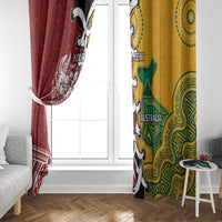 Mate Ma'a Tonga Vs Australia Rugby Personalized Window Curtain Special Mascots LT7 - Polynesian Pride