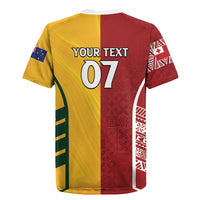 Australia - Tonga Rugby Custom Rugby Jersey Minimalist Dynamic LT7 - Polynesian Pride