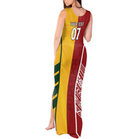 Australia - Tonga Rugby Custom Tank Maxi Dress Minimalist Dynamic LT7 - Polynesian Pride