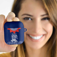 Queen Salote College 100 Years Anniversary AirPods Case Tonga QSC Royal Blue LT7 - Polynesian Pride