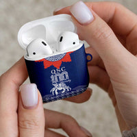 Queen Salote College 100 Years Anniversary AirPods Case Tonga QSC Royal Blue LT7 - Polynesian Pride