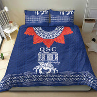 Queen Salote College 100 Years Anniversary Bedding Set Tonga QSC Royal Blue - Polynesian Pride
