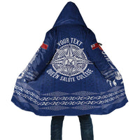 Queen Salote College 100 Years Anniversary Personalized Cloak Tonga QSC Royal Blue - Polynesian Pride