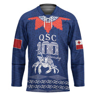Queen Salote College 100 Years Anniversary Personalized Hockey Jersey Tonga QSC Royal Blue LT7 Unisex Royal Blue - Polynesian Pride