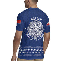Queen Salote College 100 Years Anniversary Personalized Rugby Jersey Tonga QSC Royal Blue LT7 - Polynesian Pride