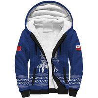 Queen Salote College 100 Years Anniversary Personalized Sherpa Hoodie Tonga QSC Royal Blue LT7 Unisex Royal Blue - Polynesian Pride