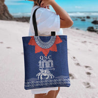 Queen Salote College 100 Years Anniversary Tote Bag Tonga QSC Royal Blue - Polynesian Pride