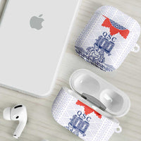 Queen Salote College 100 Years Anniversary AirPods Case Tonga QSC White - Polynesian Pride