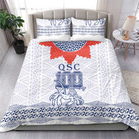 Queen Salote College 100 Years Anniversary Bedding Set Tonga QSC White - Polynesian Pride
