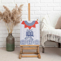 Queen Salote College 100 Years Anniversary Canvas Wall Art Tonga QSC White - Polynesian Pride