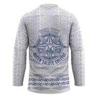 Queen Salote College 100 Years Anniversary Personalized Hockey Jersey Tonga QSC White - Polynesian Pride