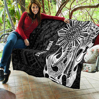 Personalised Philippines Quilt Tribal Sun LT7 - Polynesian Pride