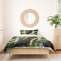 Hawaii Aloha Kakau Bedding Set Puakenikeni and Maile Lei Twist