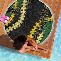 Hawaii Puakenikeni - Maile Lei Beach Blanket Obsidian Black LT7 - Polynesian Pride
