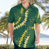 Hawaii Puakenikeni - Maile Lei Hawaiian Shirt Sage Green LT7 - Polynesian Pride