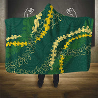Hawaii Puakenikeni - Maile Lei Hooded Blanket Sage Green LT7 - Polynesian Pride