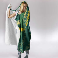 Hawaii Puakenikeni - Maile Lei Hooded Blanket Sage Green LT7 - Polynesian Pride