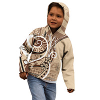 Samoa Siapo Classic Motif Kid Hoodie Manuia le tuto’atasi o Samoa Independence