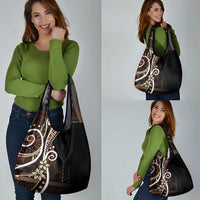 Samoa Siapo Classic Motif Grocery Bag Manuia le tutoatasi o Samoa Independence Black Style LT7 - Polynesian Pride