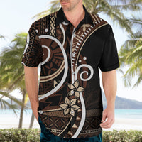 Samoa Siapo Classic Motif Hawaiian Shirt Manuia le tutoatasi o Samoa Independence Black Style LT7 - Polynesian Pride