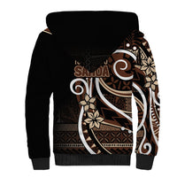 Samoa Siapo Classic Motif Sherpa Hoodie Manuia le tutoatasi o Samoa Independence Black Style LT7 - Polynesian Pride