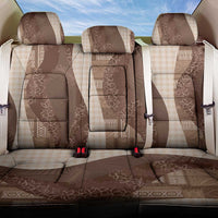 Polynesian Tribal Pattern Patchwork Picturesque Back Car Seat Cover Mocha LT7 One Size Mocha - Polynesian Pride