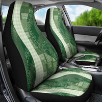 Polynesian Tribal Pattern Patchwork Picturesque Car Seat Cover Sage Green LT7 - Polynesian Pride
