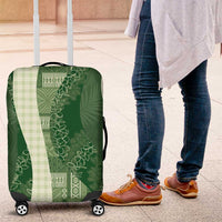 Polynesian Tribal Pattern Patchwork Picturesque Luggage Cover Sage Green LT7 Sage Green - Polynesian Pride