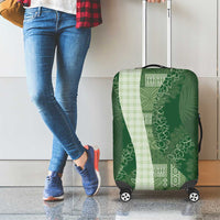 Polynesian Tribal Pattern Patchwork Picturesque Luggage Cover Sage Green LT7 - Polynesian Pride