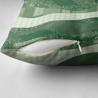 Polynesian Tribal Pattern Patchwork Picturesque Pillow Cover Sage Green LT7 - Polynesian Pride