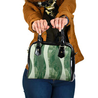 Polynesian Tribal Pattern Patchwork Picturesque Shoulder Handbag Sage Green LT7 One Size Sage Green - Polynesian Pride