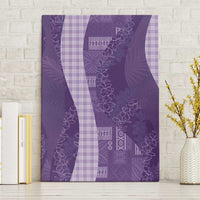 Polynesian Tribal Pattern Patchwork Picturesque Canvas Wall Art Deep Violet LT7 Without Frame Violet - Polynesian Pride