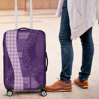 Polynesian Tribal Pattern Patchwork Picturesque Luggage Cover Deep Violet LT7 Violet - Polynesian Pride